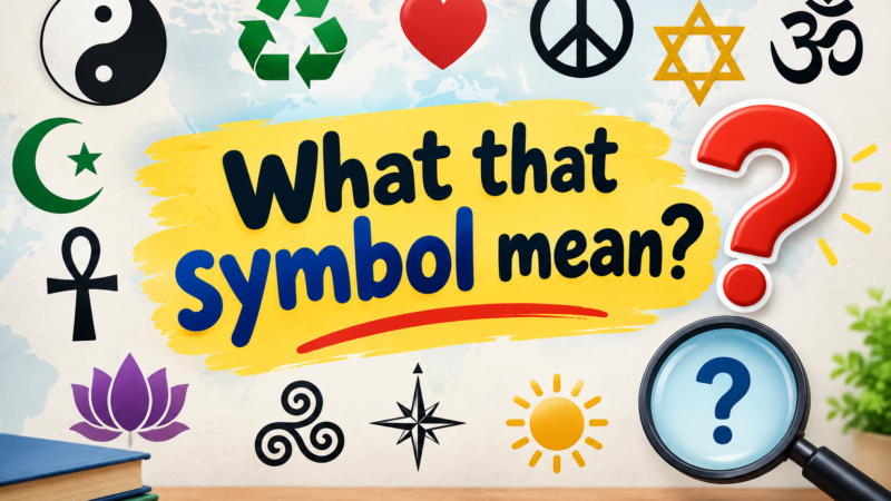 What that symbol mean?